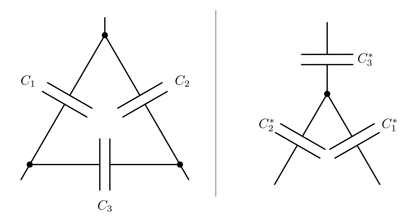 fig-stern-und-dreick-schaltung mit-kondensatoren